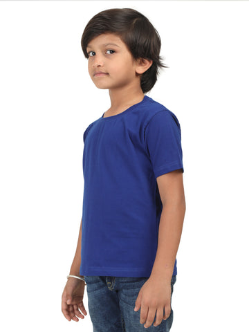Solids: Plain Royal Blue Kids T-shirt